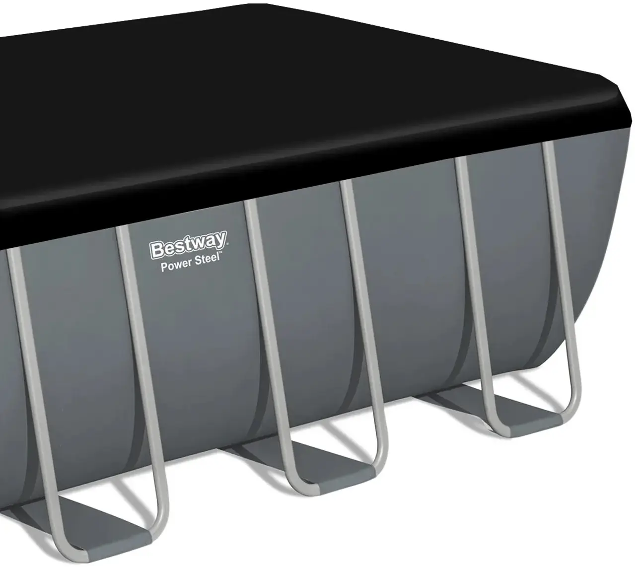 Piscina cu cadru Bestway Power Steel 56671N-17W1 (Grey/Blue) - 5
