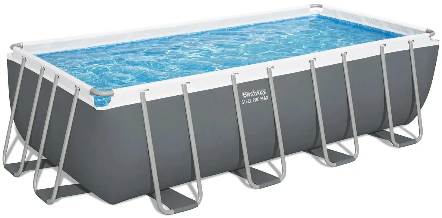 Piscina cu cadru Bestway Power Steel 56671N (Grey/Blue) - 2