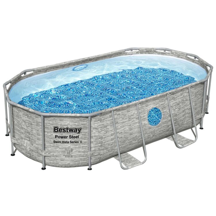 Каркасный бассейн Bestway Power Steel 56714 BW (Grey) купить в Кишиневе ...