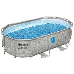 Piscina cu cadru Bestway Power Steel 56714 BW (Grey)