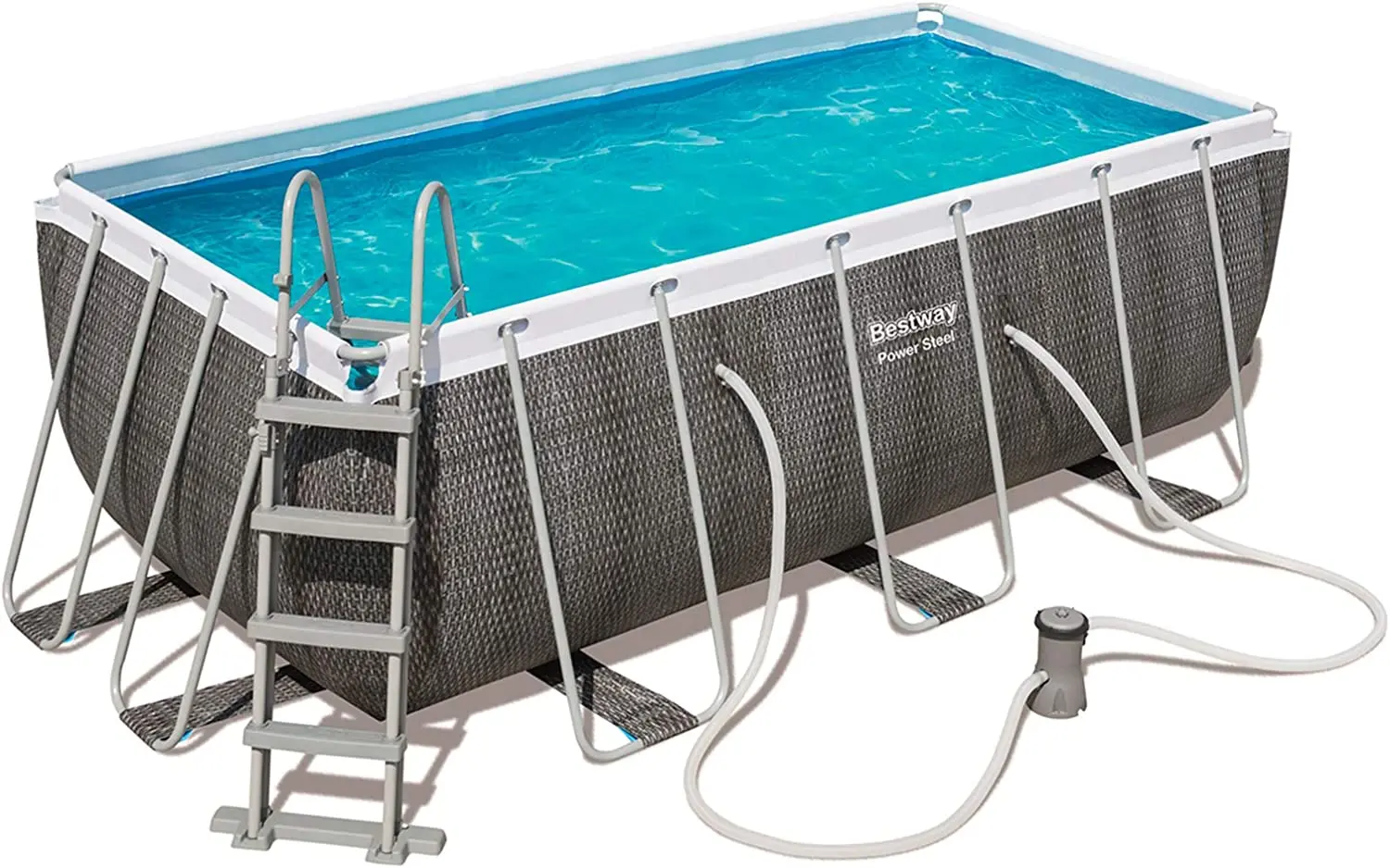 Piscina cu cadru Bestway Power Steel 56722 BW (Grey) - 2