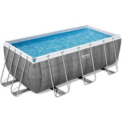 Piscina cu cadru Bestway Power Steel 56722 BW (Grey)