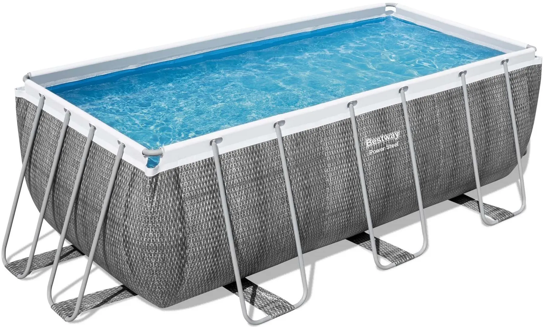 Piscina cu cadru Bestway Power Steel 56722 BW (Grey)