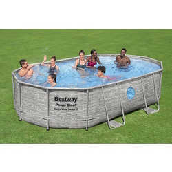 Piscina cu cadru Bestway Power Steel 56946 BW (Grey) Thumb