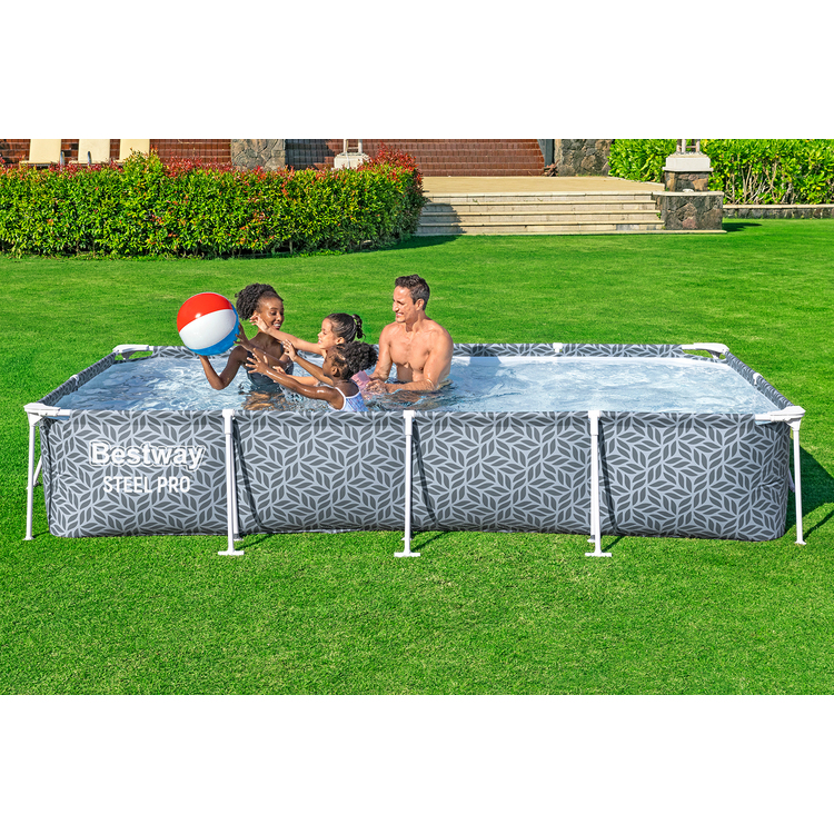 Каркасный бассейн Bestway Steel Pro 561FT (Grey)