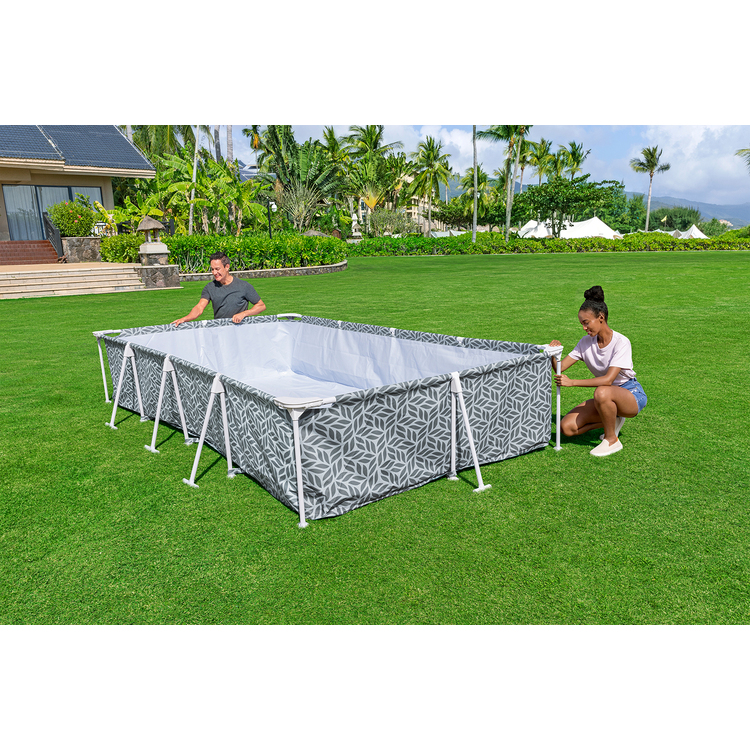 Каркасный бассейн Bestway Steel Pro 561FT (Grey)