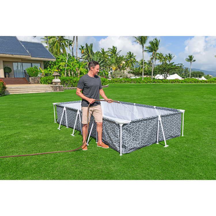 Каркасный бассейн Bestway Steel Pro 561FT (Grey)