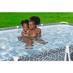 Каркасный бассейн Bestway Steel Pro 561FV Set (Grey) Thumb