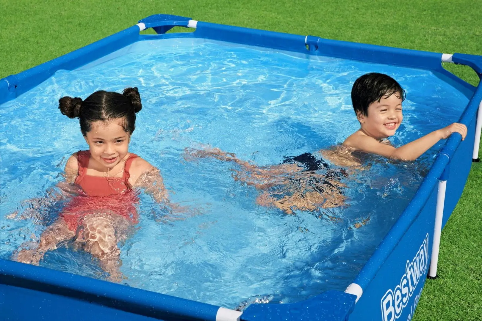 Piscina cu cadru Bestway Steel Pro 56401 BW (Blue) - 4