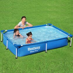 Piscina cu cadru Bestway Steel Pro 56401 BW (Blue) Thumb