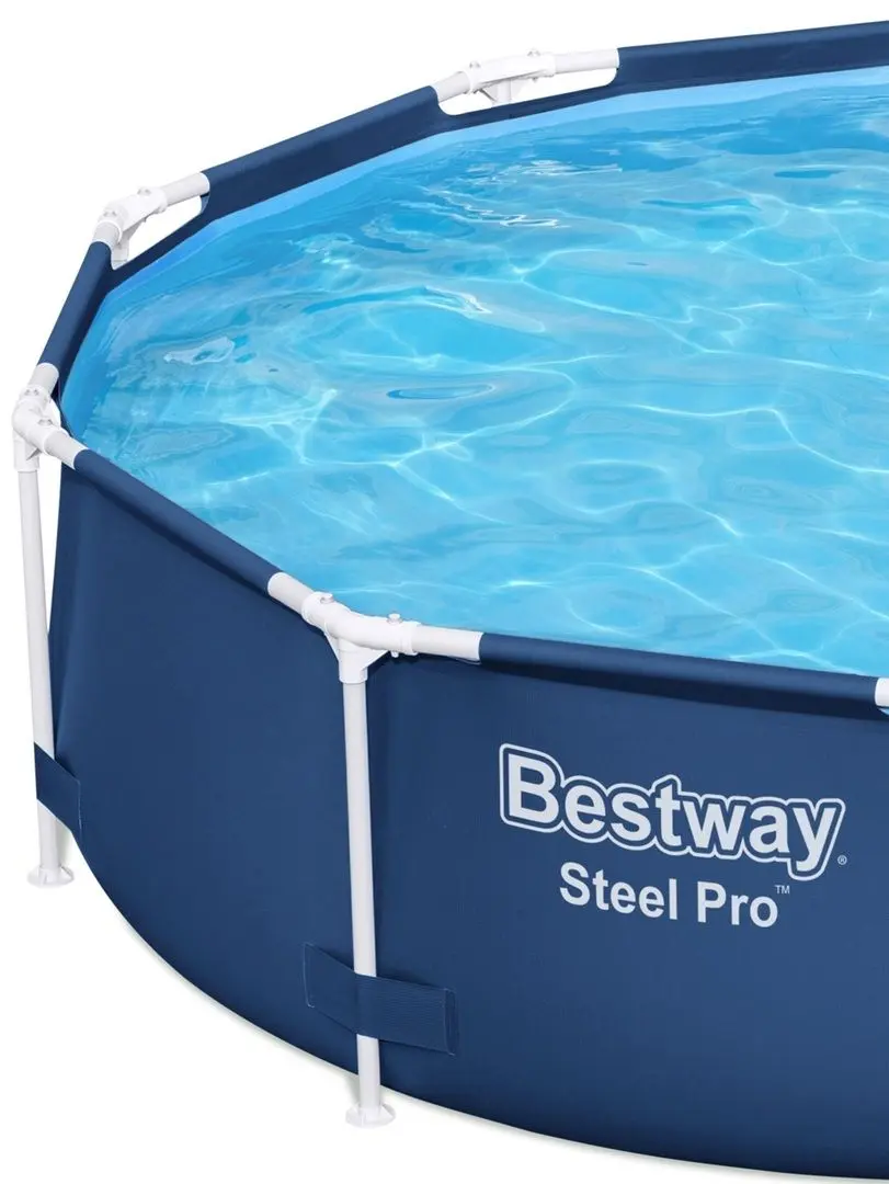 Каркасный бассейн Bestway Steel Pro 56677 BW (Blue) - 2
