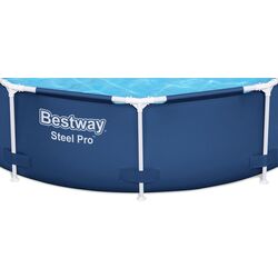 Каркасный бассейн Bestway Steel Pro 56677 BW (Blue) Thumb