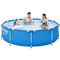 Каркасный бассейн Bestway Steel Pro 56677 BW (Blue) Thumb