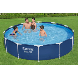 Piscina cu cadru Bestway Steel Pro 56706BW (Dark Blue) Thumb