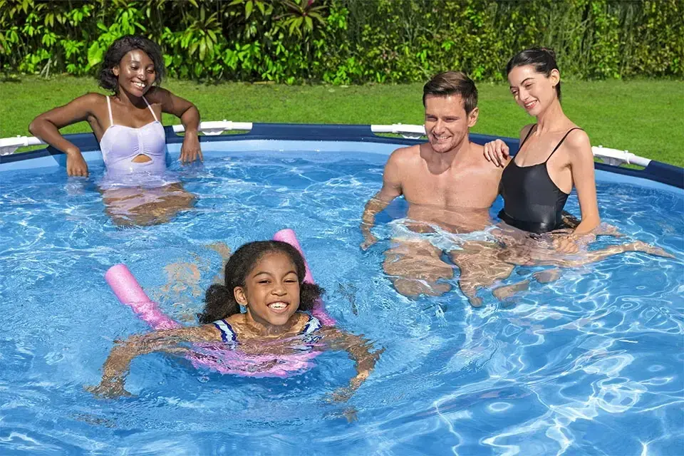 Piscina cu cadru Bestway Steel Pro 56706BW (Dark Blue) - 7