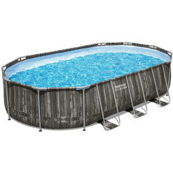 Каркасный бассейн Bestway Steel Pro Max 5611R-17W1 (Grey/Blue) Thumb