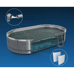 Каркасный бассейн Bestway Steel Pro Max 5611R-M (Grey/Blue) Thumb