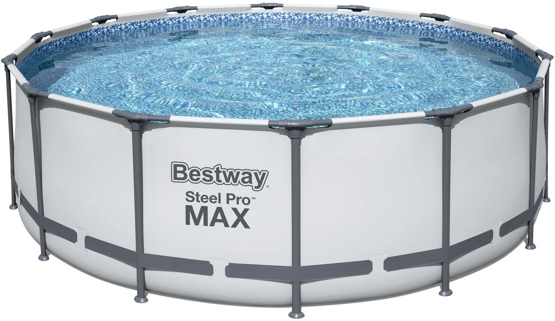 Каркасный бассейн Bestway Steel Pro Max 5612X BW (Grey)