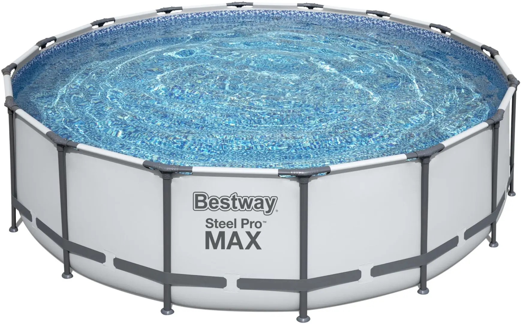 Каркасный бассейн Bestway Steel Pro MAX 5612Z (Grey)