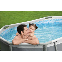 Каркасный бассейн Bestway Steel Pro Max 5614A-16w1 (Grey/Blue) Thumb