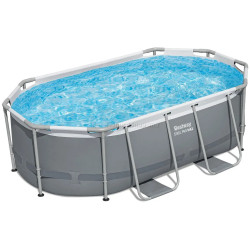 Каркасный бассейн Bestway Steel Pro Max 5614A-M (Grey/Blue)