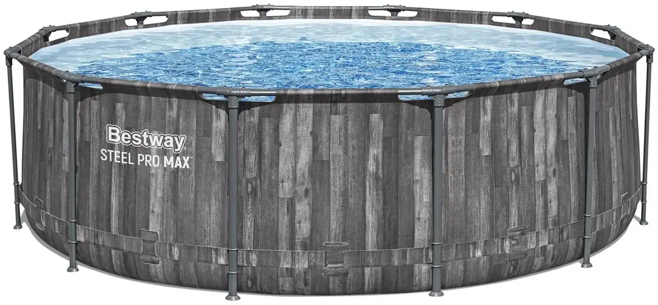 Каркасный бассейн Bestway Steel Pro Max 5614X-17W1 (Grey/Blue) - 3