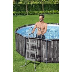 Каркасный бассейн Bestway Steel Pro Max 5614X BW (Dark Grey) Thumb