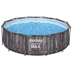 Каркасный бассейн Bestway Steel Pro MAX 5614Z 4.27x1.07m (Grey)