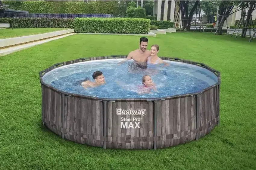 Piscina cu cadru Bestway Steel Pro MAX 5614Z 4.27x1.07m (Grey)