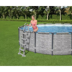 Каркасный бассейн Bestway Steel Pro Max 5619EBW (Grey) Thumb