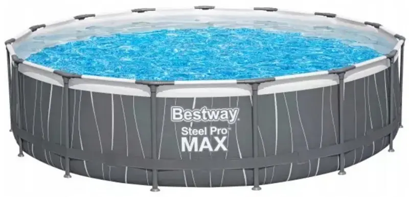 Piscina cu cadru Bestway Steel Pro Max 561GDBW (Grey/Blue)