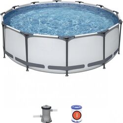 Piscina cu cadru Bestway Steel Pro Max 56260 (Grey) Thumb