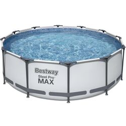 Piscina cu cadru Bestway Steel Pro Max 56260 (Grey) Thumb