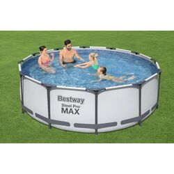 Piscina cu cadru Bestway Steel Pro Max 56260 (Grey) Thumb