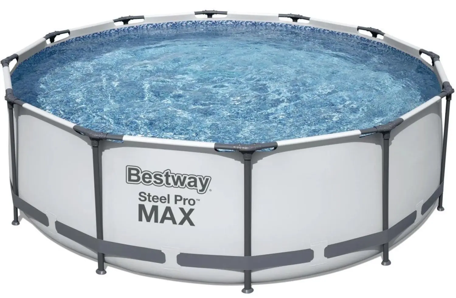 Piscina cu cadru Bestway Steel Pro Max 56260 (Grey)