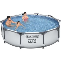 Piscina cu cadru Bestway Steel Pro Max 56406 BW (Grey) Thumb
