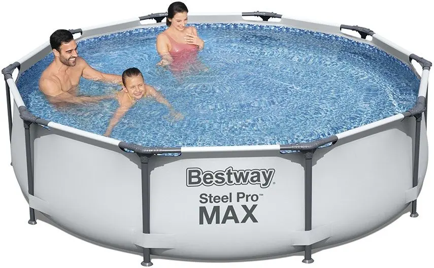 Piscina cu cadru Bestway Steel Pro Max 56406 BW (Grey) - 3
