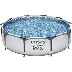 Piscina cu cadru Bestway Steel Pro Max 56406 BW (Grey)