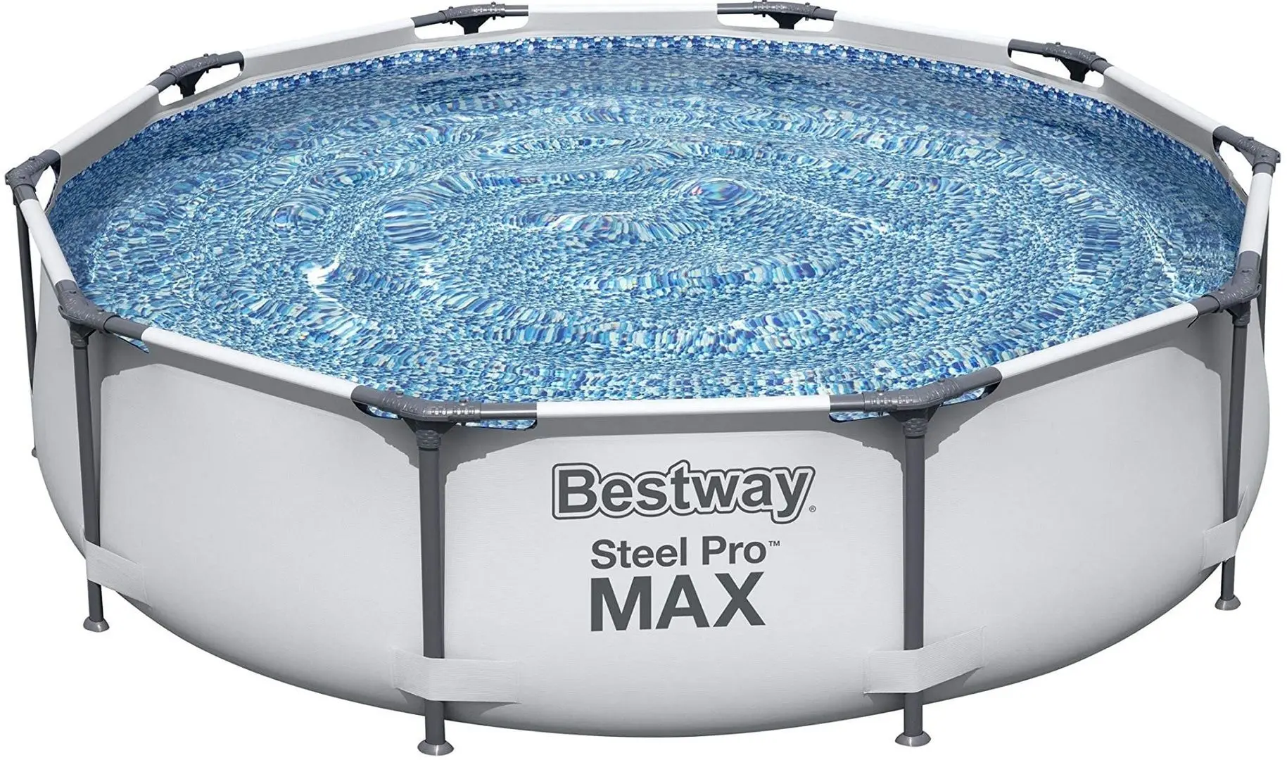 Piscina cu cadru Bestway Steel Pro Max 56406 BW (Grey)