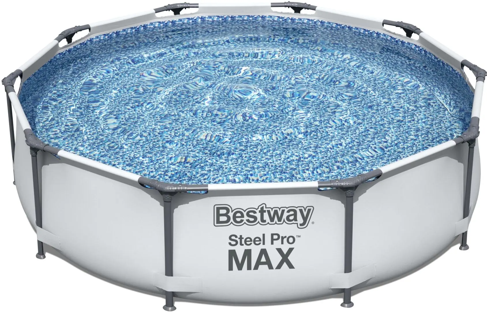 Каркасный бассейн Bestway Steel Pro MAX 56408 (Grey)