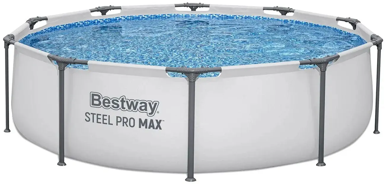 Каркасный бассейн Bestway Steel Pro Max 56408 (White/Blue)