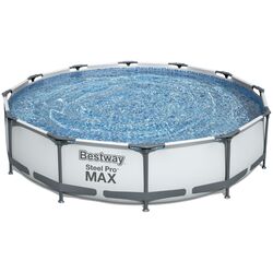 Каркасный бассейн Bestway Steel Pro Max 56416 (Grey)