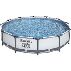 Piscina cu cadru Bestway Steel Pro Max 56416 BW (Grey)