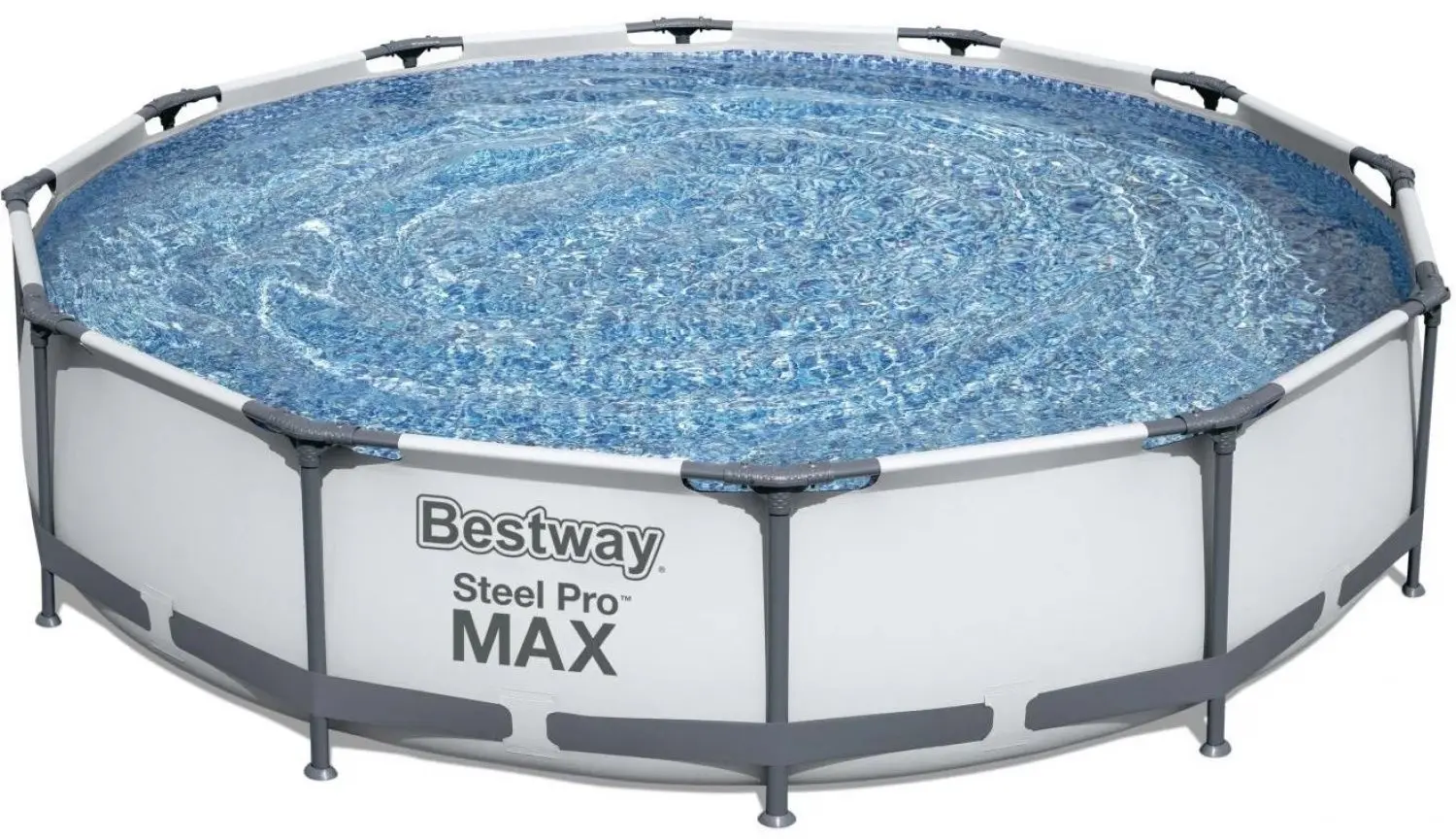 Piscina cu cadru Bestway Steel Pro Max 56416 BW (Grey)