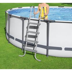 Piscina cu cadru Bestway Steel Pro Max 56420 BW (Grey) Thumb
