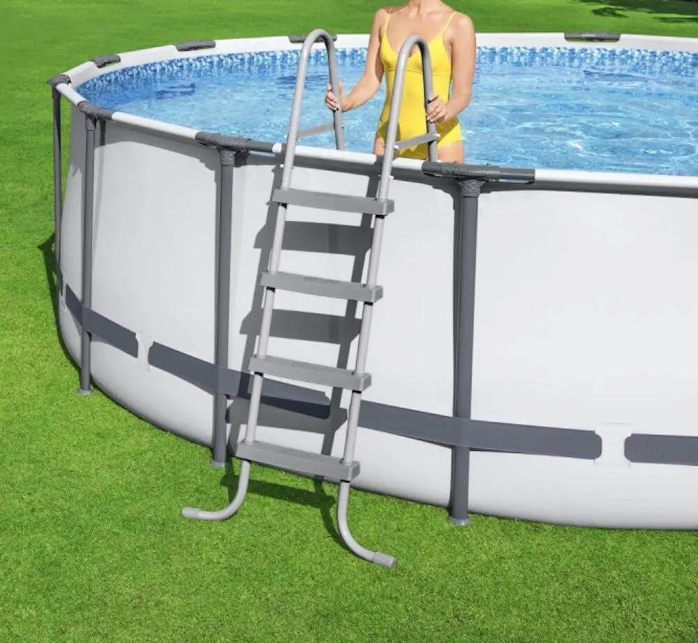 Piscina cu cadru Bestway Steel Pro Max 56420 BW (Grey)