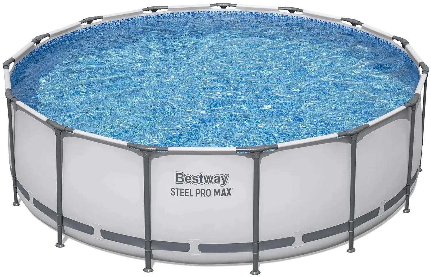 Каркасный бассейн Bestway Steel Pro Max 56438-17W1 (White/Blue) - 2