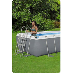 Piscina cu cadru Bestway Steel Pro Max 56442BW (Grey/Blue) Thumb