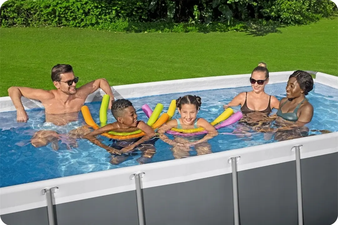 Piscina cu cadru Bestway Steel Pro Max 56442BW (Grey/Blue) - 5