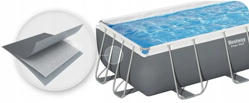 Piscina cu cadru Bestway Steel Pro Max 56442BW (Grey/Blue) - 9